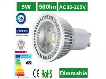 B13 5W COB GU10 LED Spotlight