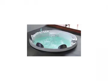 Acrylic Waterfall Massage Bathtub