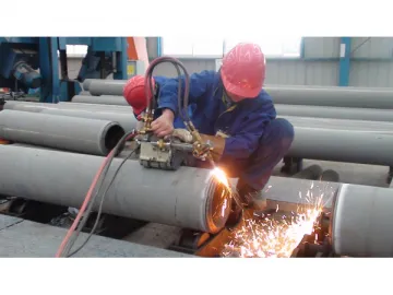 Magnetic Pipe Flame Cutting and Beveling Machine