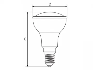 R50 E14 LED Reflector Lamp