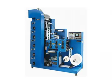 6 Color Flexographic Printing Machine with Three Die Cutting Station, LRY-330/450