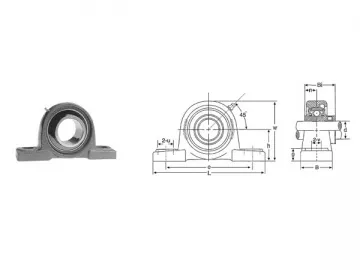 UCP200 Pillow Block Bearing Units