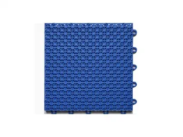 DKD Plastic Interlocking Floor Tiles (Sports Flooring with Crossing Grid Pattern)