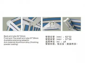 Retractable Fabric Awning