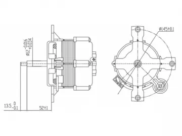 AC Motor, 95mm