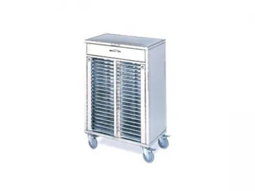 DR-326 Double Medical Record Trolley Cabinet