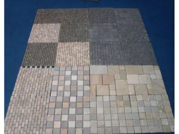 Slate Mosaic, Sandstone Mosaic