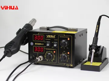 YIHUA-852D   Hot Air Rework Station with Soldering Iron