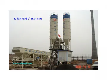 Hopper Concrete Mixing Plant