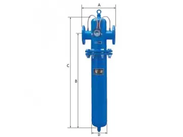 Flanged Compressed Air Filters, Grade XF5 Filteration