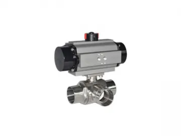 Sanitary Three Way Ball Valve