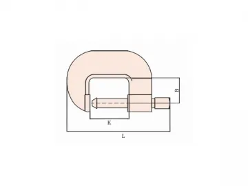 274A Non Sparking G Clamp