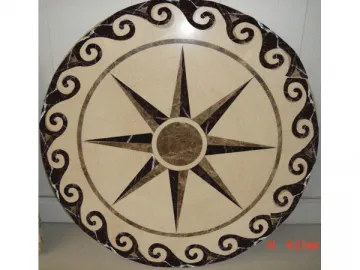 Marble Medallion Tile 05