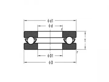 Plastic Thrust Ball Bearing