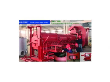 Single-Billet Heating Furnace With Hot Log Shear