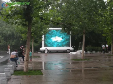 Truck mounted LED display in Beijing