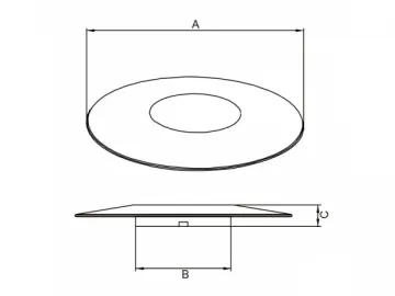 Disc LED Cabinet Light