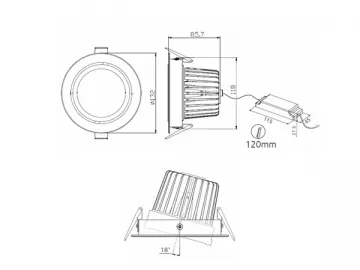 Commercial LED Downlight