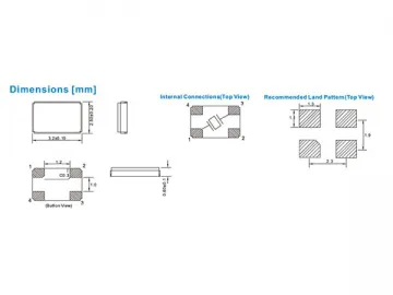 3225 SMD Seam Sealing Crystal