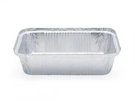 Rectangular Wrinklewall Aluminum Foil Container, L rim