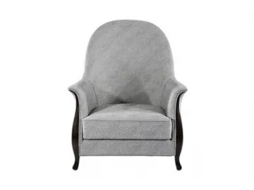 Modern High Back Hotel Fabric Armchair