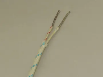 KX Thermocouple Extension Wire(Fiberglass Insulated Wire 2x4/0.65mm)