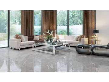 Silver Grey Marble Tile