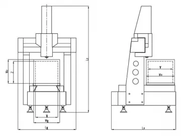 Coordinate Measuring Machine (Moving Worktable Style)