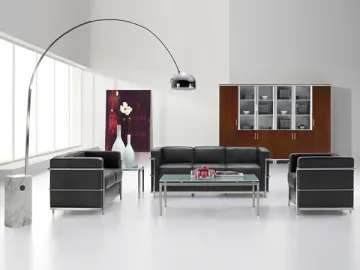 Three Seat Office Sofa