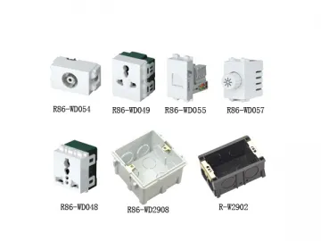 R86-WD Functional Switch and Socket Parts