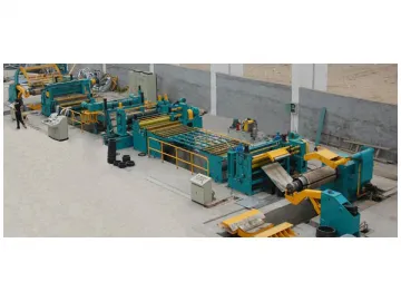 High Speed Uncoiling Slitting Recoiling Line