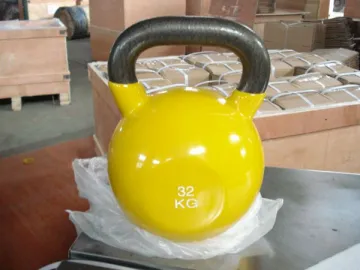 Vinyl Coated Cast Iron Kettlebell