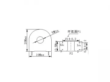 90-120 OHM Wound Primary Current Transformer