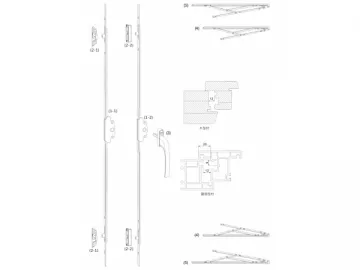 PVC Casement Window Fitting