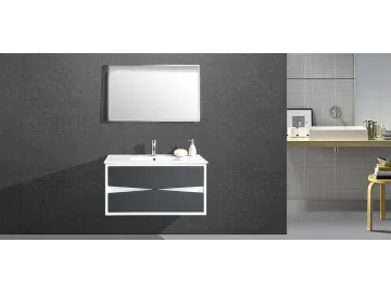 IL-1911 Bathroom Vanity Set with Rectangular Mirror