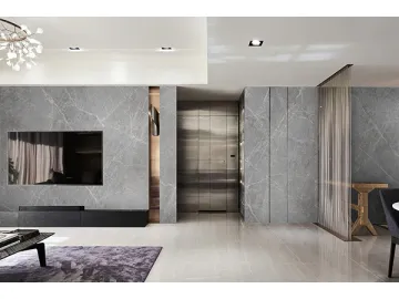 Claros Grey (Light) Marble Wall Slab  (Wall Slab, Kitchen Slab, Indoor Slab, Outdoor Slab)