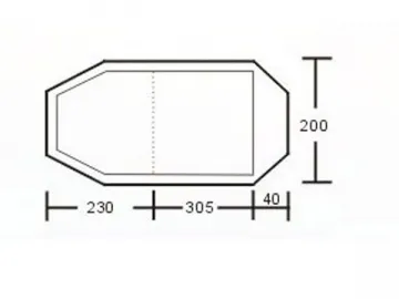 KM-9036 Four Person Tent