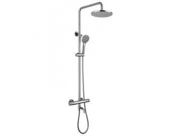 Chrome Thermostatic Mixer Shower Valve (for 9 Inch Overhead and 5 Inch Handheld Shower System)