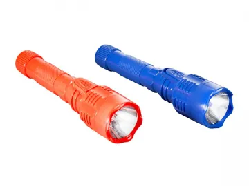 Dry Battery Powered LED Flashlight