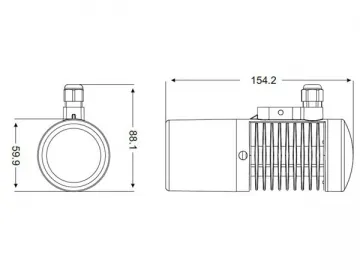 LS100C Infrared Laser Illuminator