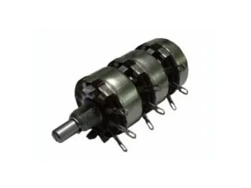 30mm Metal Shaft Multi-Gang Rotary Potentiometer, WTH118-3