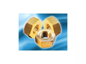 Brass Plate Hexagon Nut