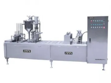 Automatic Cup Filling and Sealing Machine