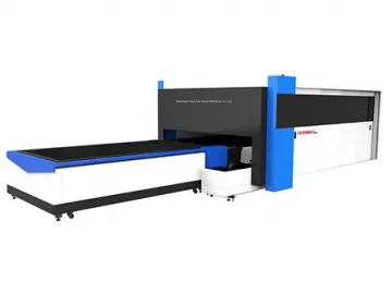 Integrated Tube and Sheet Fiber Laser Cutter with Full Cover Protection