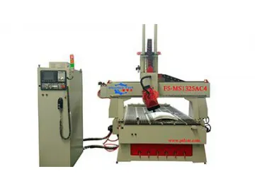 4 Axis CNC Router, MS1325AC4 Series