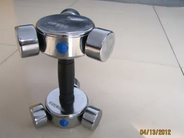 Chrome Coated Cast Iron Dumbbell