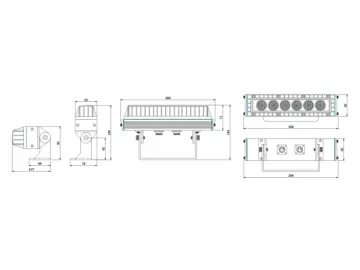 12W RGB LED Stage Washer Light