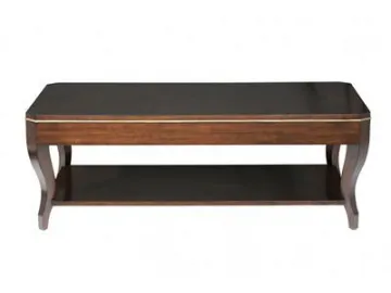 Rectangular Storage Wood Tea Table