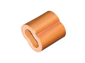 Duplex Copper Ferrules/Sleeves, Wire Rope