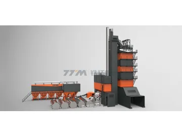 Eco-Friendly Asphalt Mixing Plant (with Under Storage Bin), GLBE Series